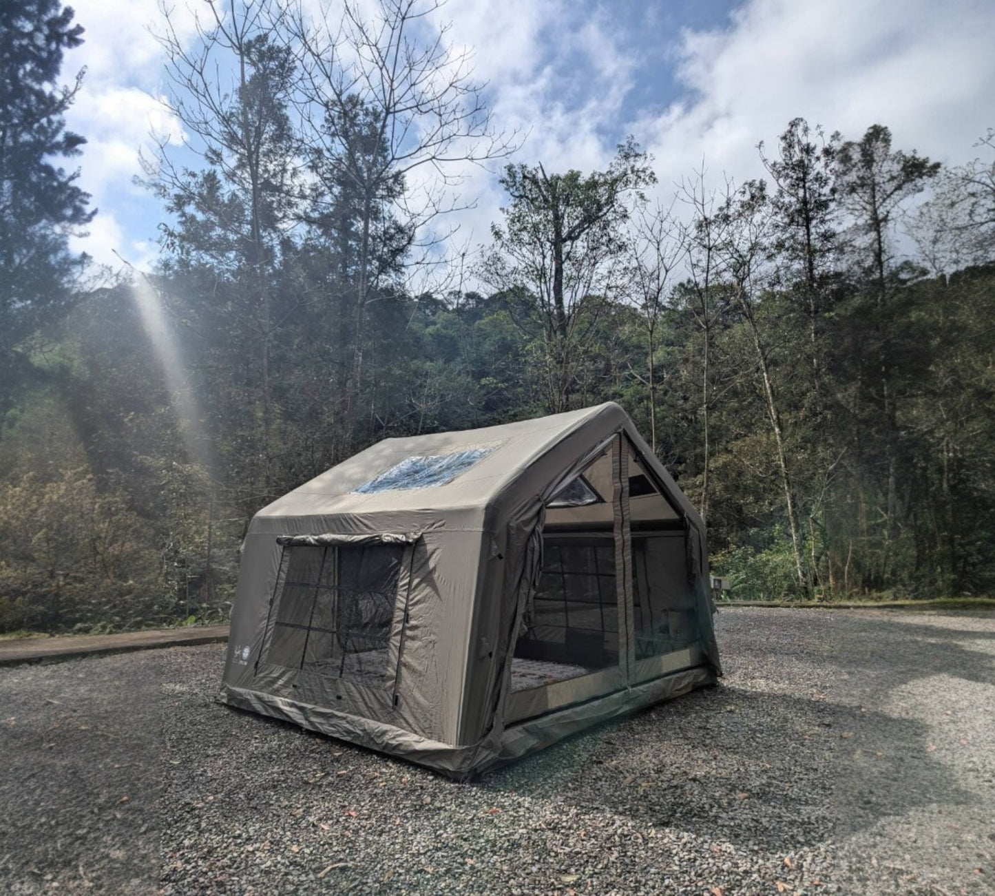 DELIGHT 超輕量充氣小屋-軍綠灰