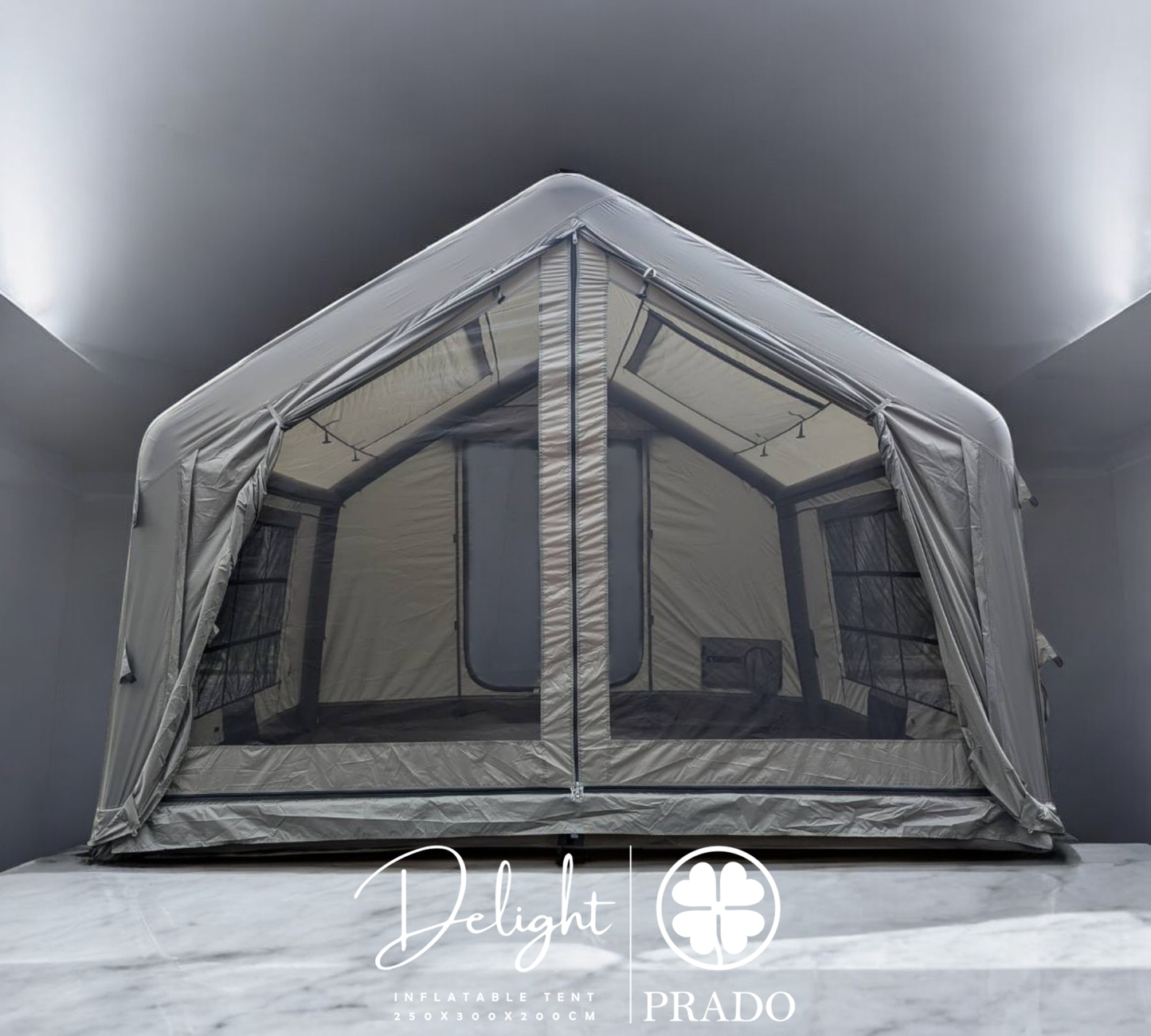 DELIGHT 超輕量充氣小屋-軍綠灰